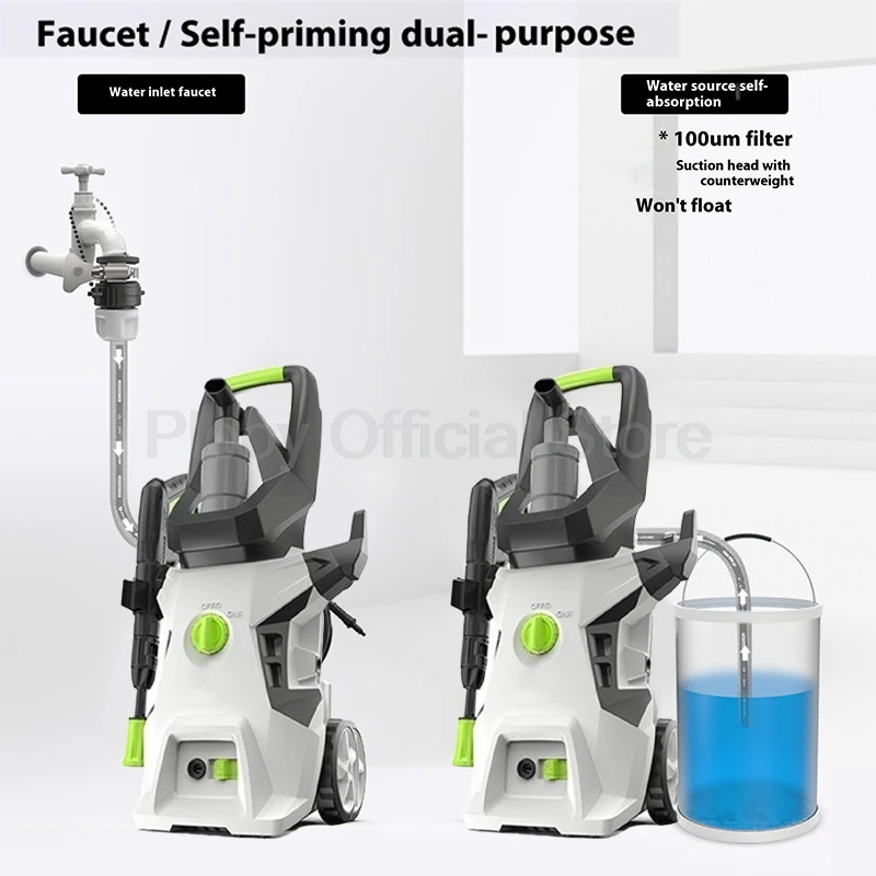 1400 1700W High Power High Pressure Handheld Car Washers Garden Washing Machine Water Gun Yard Cleaning Tool Convenient