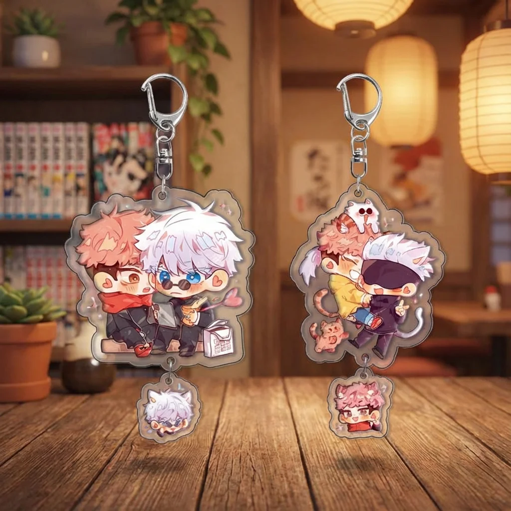 Jujutsu Kaisen Yuji Itadori Acrylic Keychain Pendant Anime Merchandise Accessory Ready to Ship Fast Delivery Wholesale Bulk