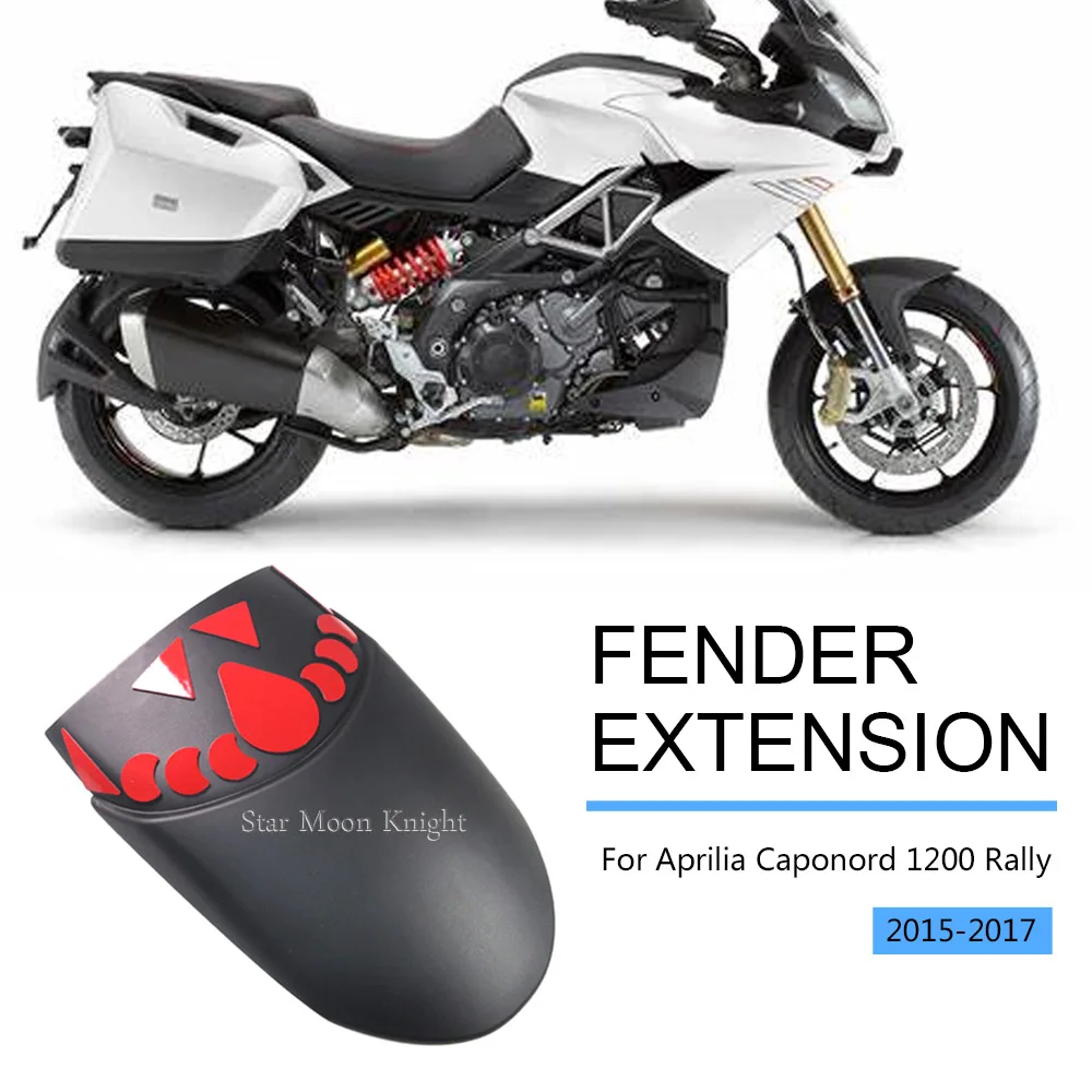 Motorcycle Accessories Front Fender Mudguard Extender Extension For Aprilia Caponord 1200 Rally 2015 - 2017 Caponord1200 Rally