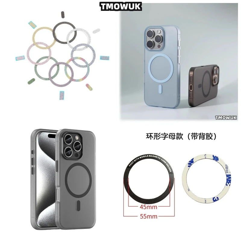 

Magsafe Metal Plate For Samsung Galaxy S25 S21 S22 S23 S24 Ultra Note 10 Magnetic Ring Wireless Charging Sticker
