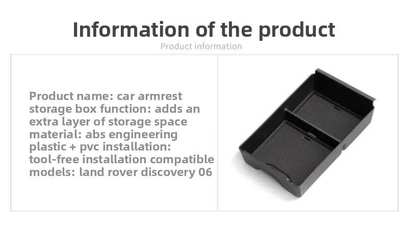 Auto Armlehne Lagerung Box Zubehör Mittelkonsole Ablage Fit Multifunktionale Lagerung Für erkundigen 06/Chery Jaeco J7 – Detail 6