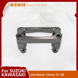 OTOM Motorcycle 22mm Handlebar Clamp CNC Aluminum 7/8