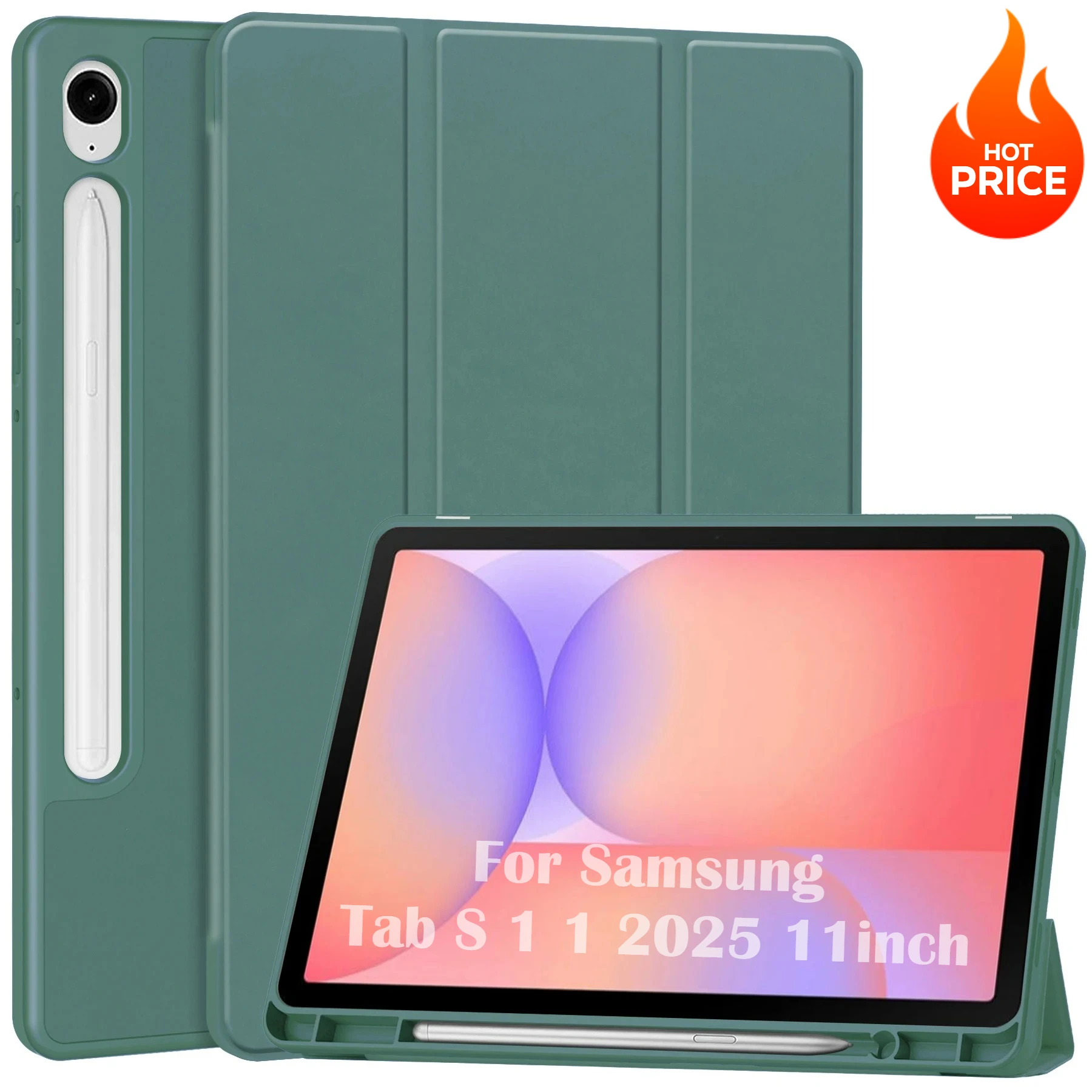

2025 НОВЫЙ чехол для Samsung Galaxy Tab S11 S10 Lite Fe 10,9 дюйма Plus SM-X400 X406B, мягкий чехол из ТПУ, официальный жидкий силикон, противоударный чехол