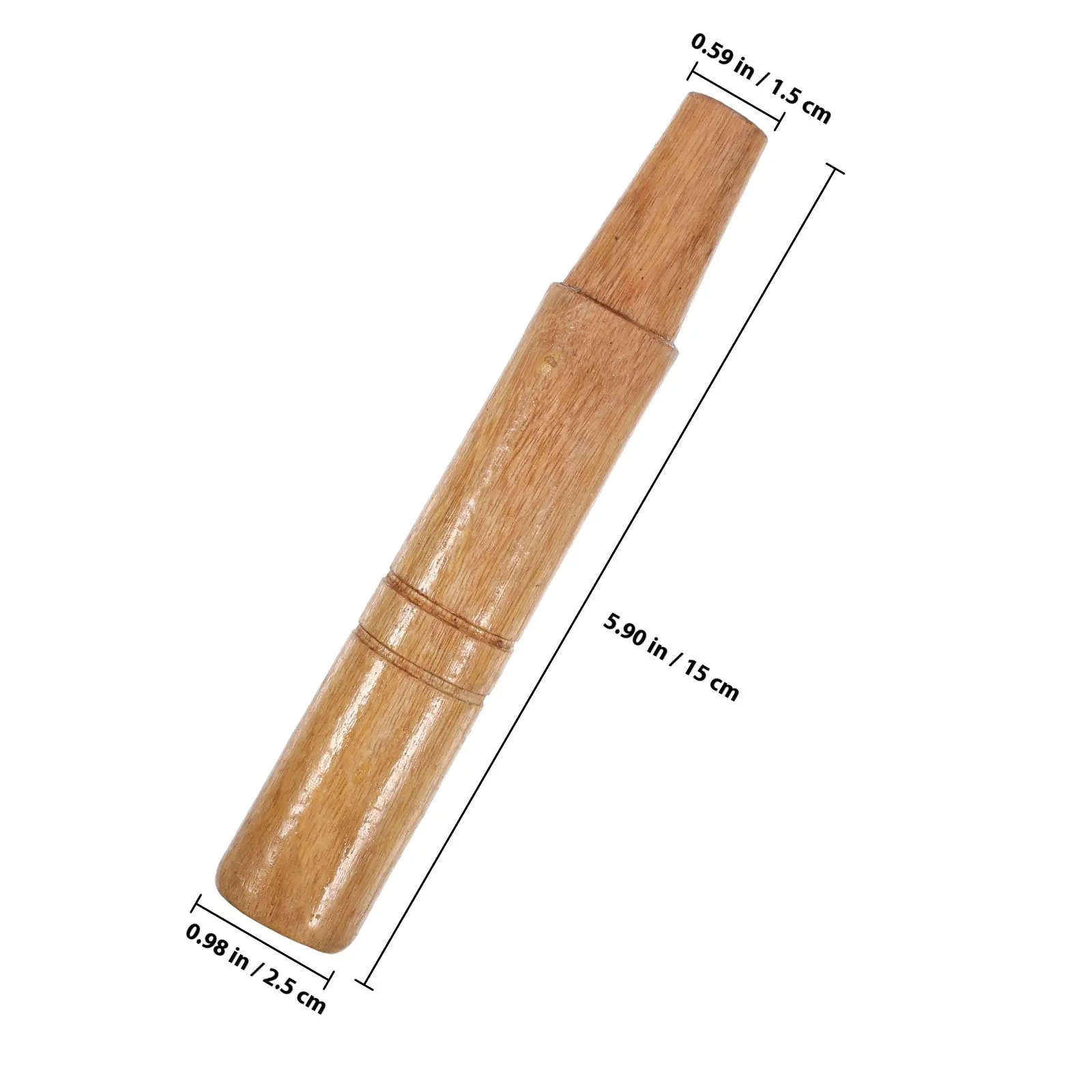 Natural Wood Knife Handle Replacement Non Slip Ergonomic Grip for Kitchen Chef Knife Vegetable Chopper
