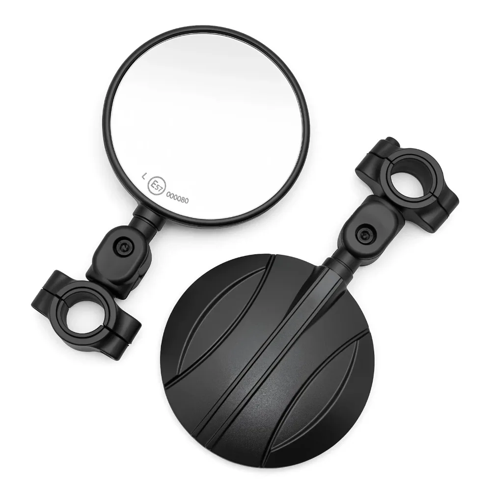 Motorcycle Mirrors Circular Handle Rearview Wide Angle Mirror For Husavarna 701 SM/Enduro FC350/450 FE250/350/501/450 TC125/250