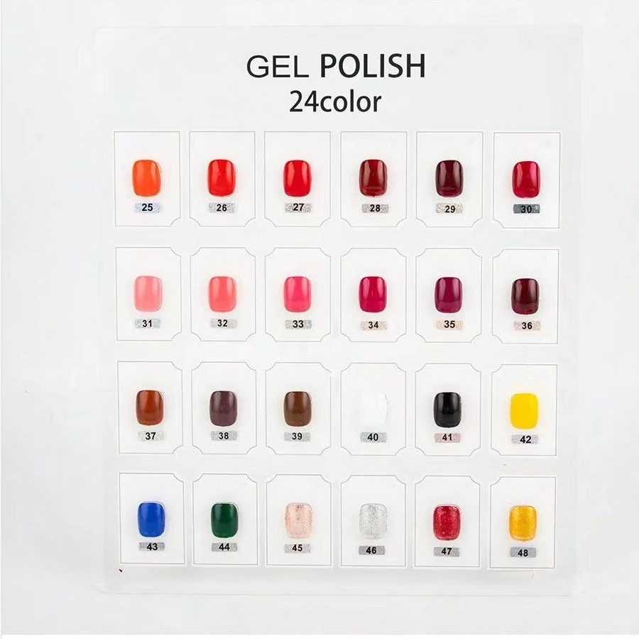 JR 28 pcs 10ml gel nail polish set Including 24 colors top coat base coat remover matte Gel Polish Kit UV LED Soak Off Polish