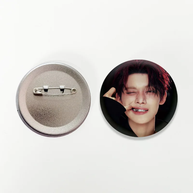 KPOP Yeonjun GGUM Solo Album Photo Print Tinplate Badge Mirror Keyring Clothing Backpack Brooches Pins Keychains Fans Decor Gift