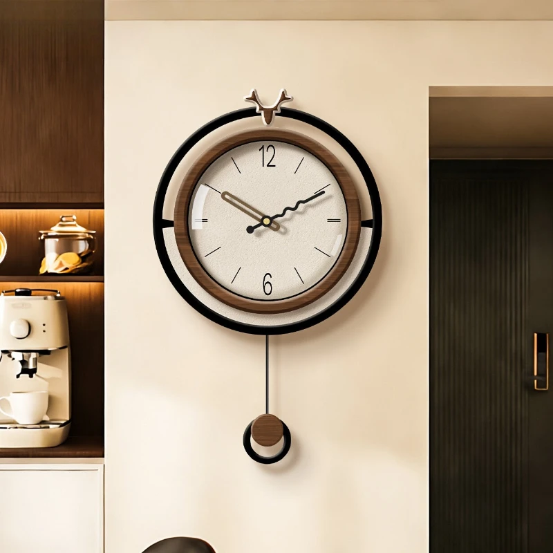 High-end Creativity Sway Wall Clock Living Room Wall Decoration Mute Clocks Restaurant Bedroom Watch Home Decor Quartz Clock