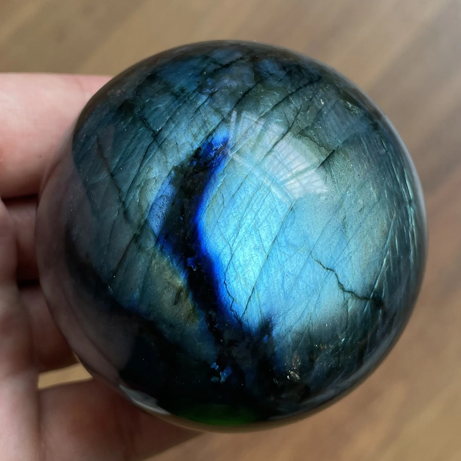 

Natural Stone Labradorite Crystal Ball Rock Decoration Rough Polished Quartz Sphere Healing