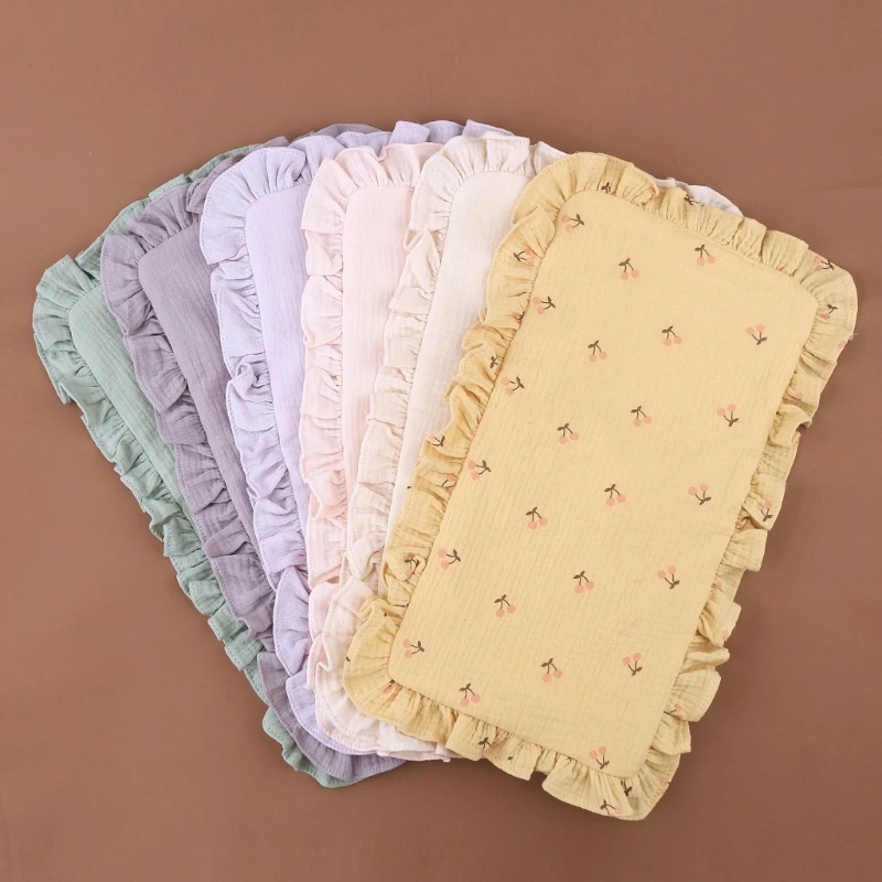 

Baby Drooling Bib Newborn Gauze Cotton Burp Cloth Bandana Towel Pillow Towel Machine Washable Cloth for Infant Boy Girl