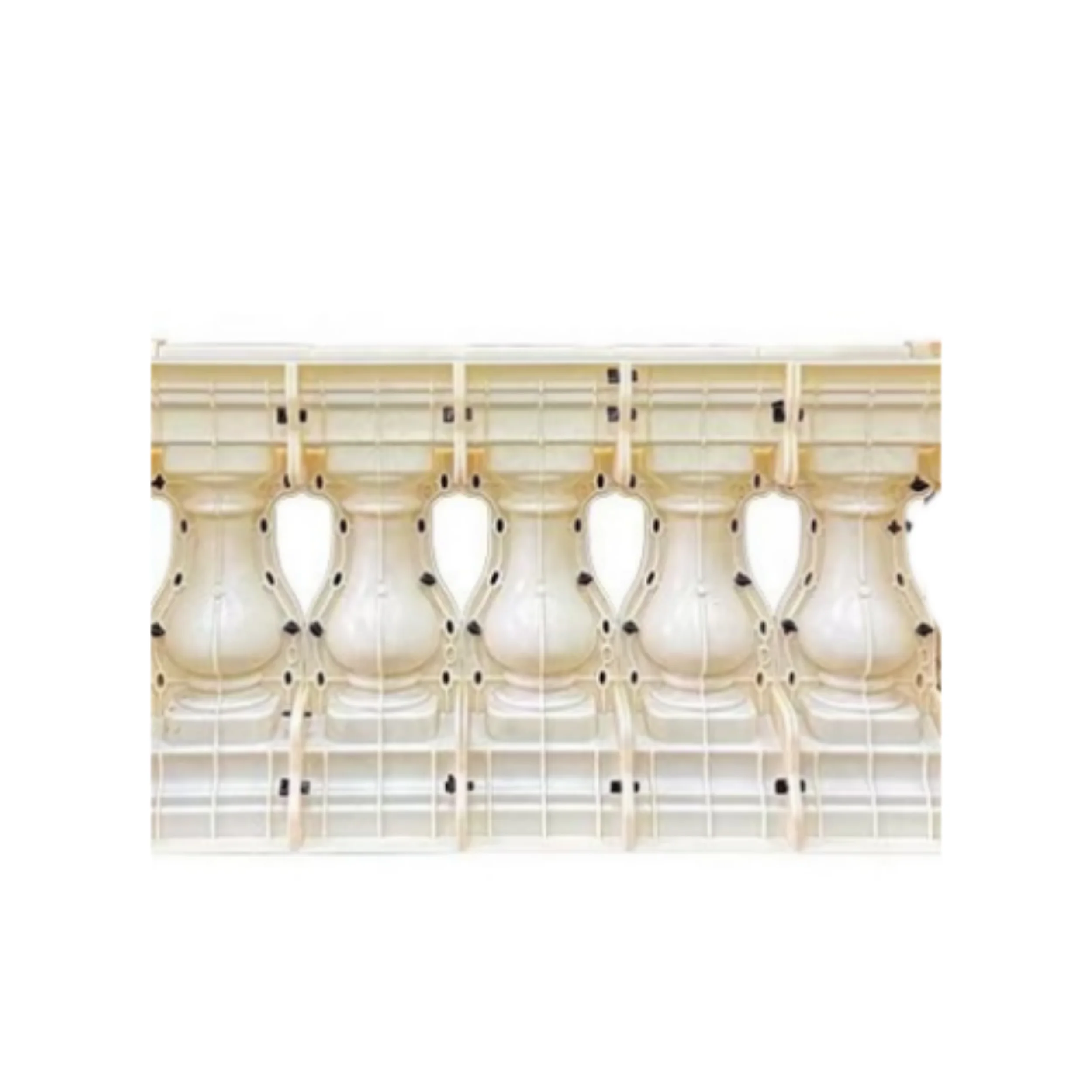 Форма для литья бетона высотой 60 см, 1,0 м (пять маленьких колонн в целом), форма для перил римских колонн, цементная модель забора виллы в европейском стиле, балконные перила своими руками, многоразовые, простые в эксплуатации.