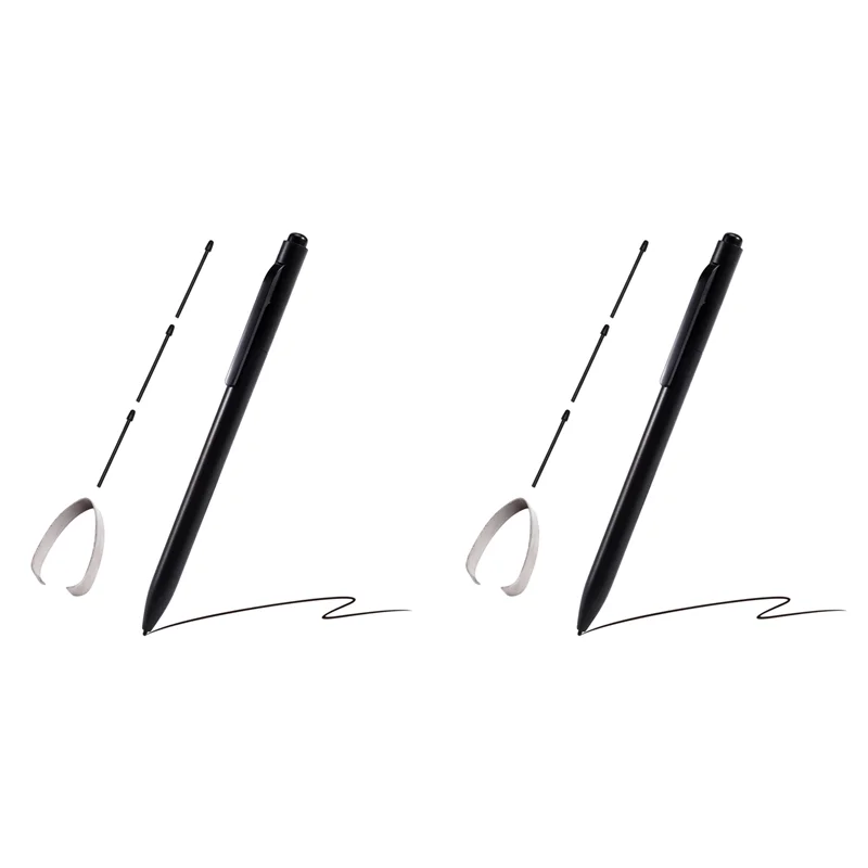 2X Notevole 2 penne con gomma, pennarello digitale con stilo EMR Plus con sensibilità 4096 e rifiuto sul palmo