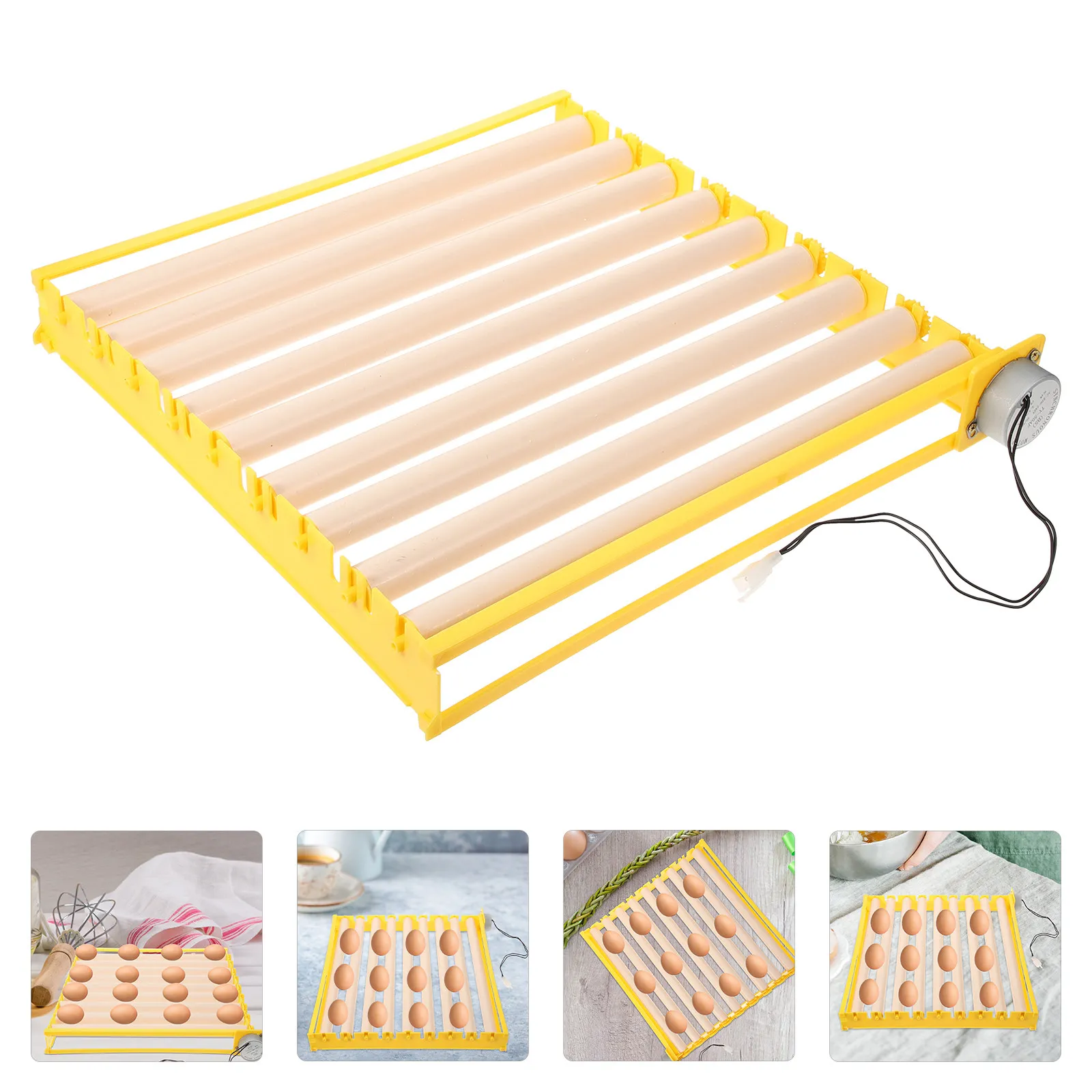Automatic Incubator Tray For Chicken Duck Goose Eggs High-Strength Plastic Egg Incubation Equipment Hatcher Supplies