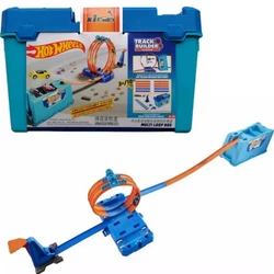 Varietà di ruote calde originali in continua evoluzione Cool Basic Track Builder combinazione Loop Track giocattoli per bambini per ragazzi Racing Storage Box