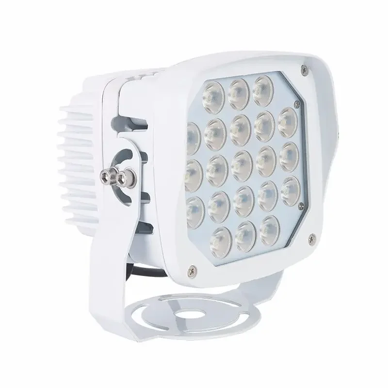 Aluminum LED Monitoring Fill Light with Parking Lot Plate Recognition Strobe Capture Light Flood for Road IP66 Rated