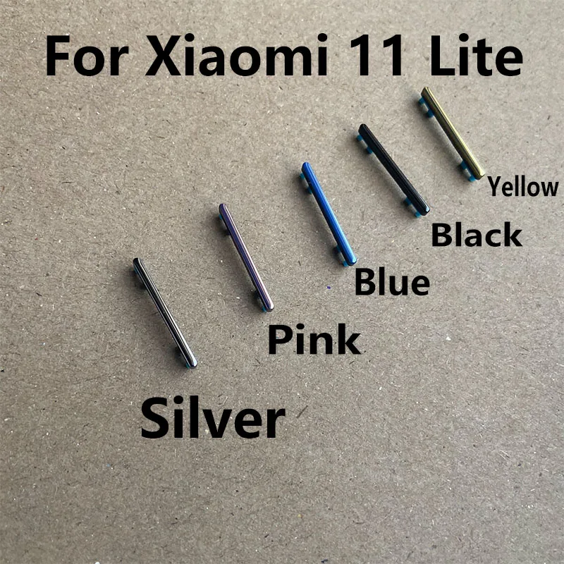 For Xiaomi MI 11 Lite Side Keys Power Volume Button Buttons Switch On Off Replacement Repair Parts 4G 5G