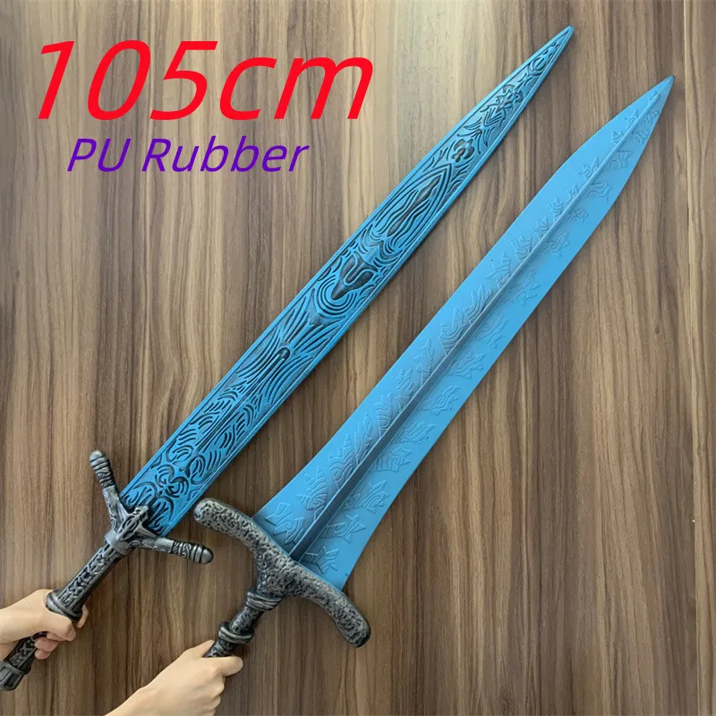 1:1 Moonlight Greatsword Game Ring Cosplay Perforated Knife Great