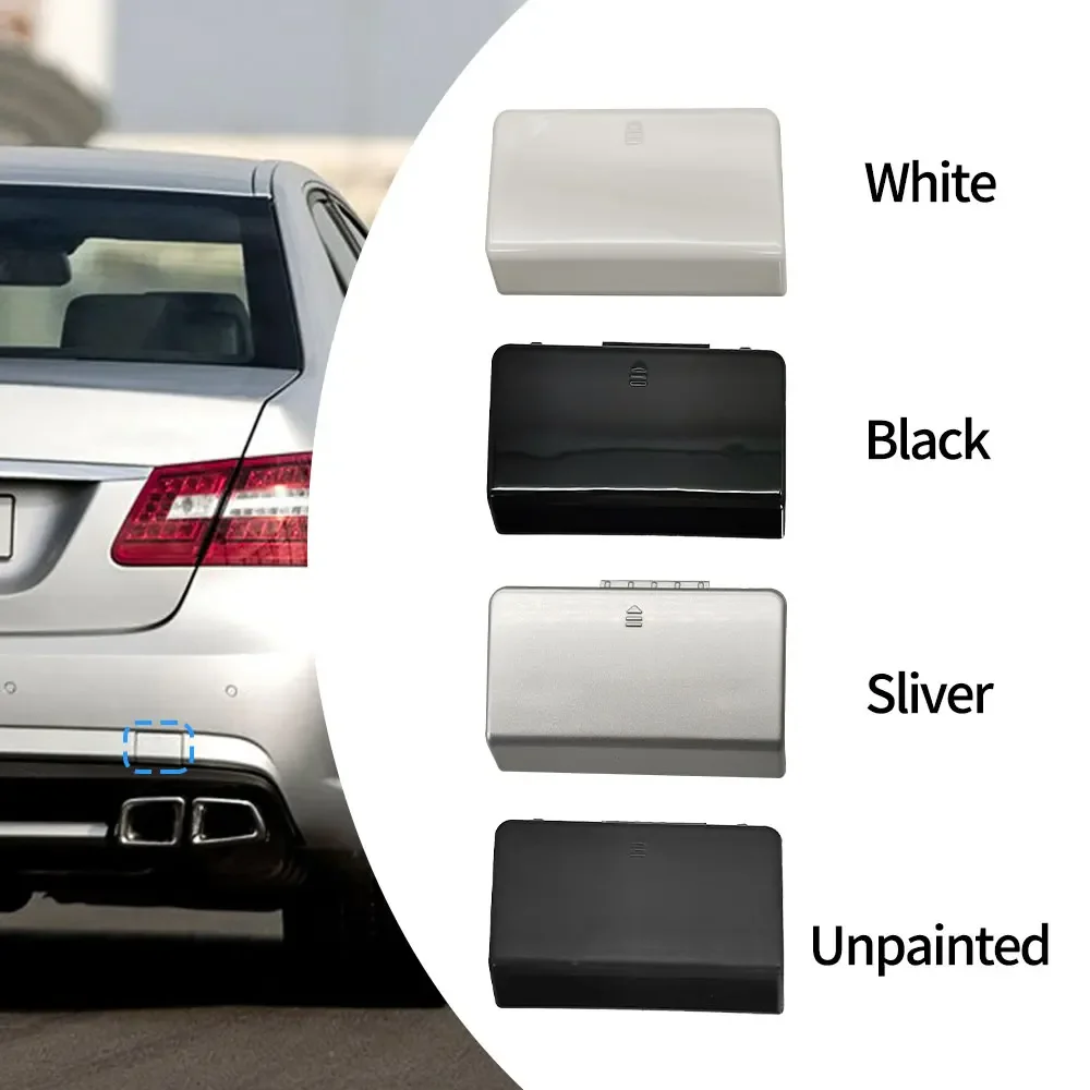 For Mercedes Benz W212 E Class E200 E260 E300 E350 E43 E63 AMG Car Rear Bumper Tow Hook Cover Cap Accessory Black 2128850426