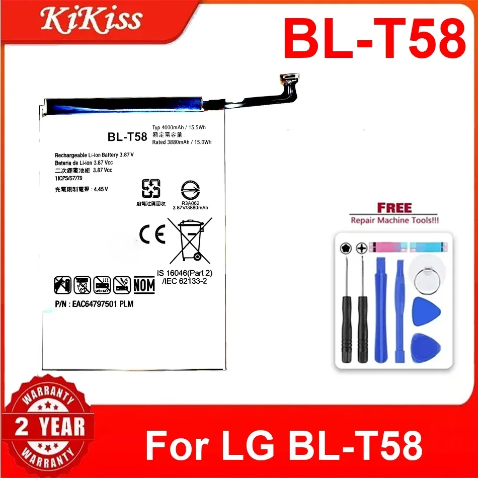 BL-T42 BL-T44 BL-T36 BL-T45 BL-T54 BL-T56 BL-T58 Battery For LG V50 ThinQ 5G LG Stylo 5 K50 Q60 Harmony 2 LG LM-Q730N Q70