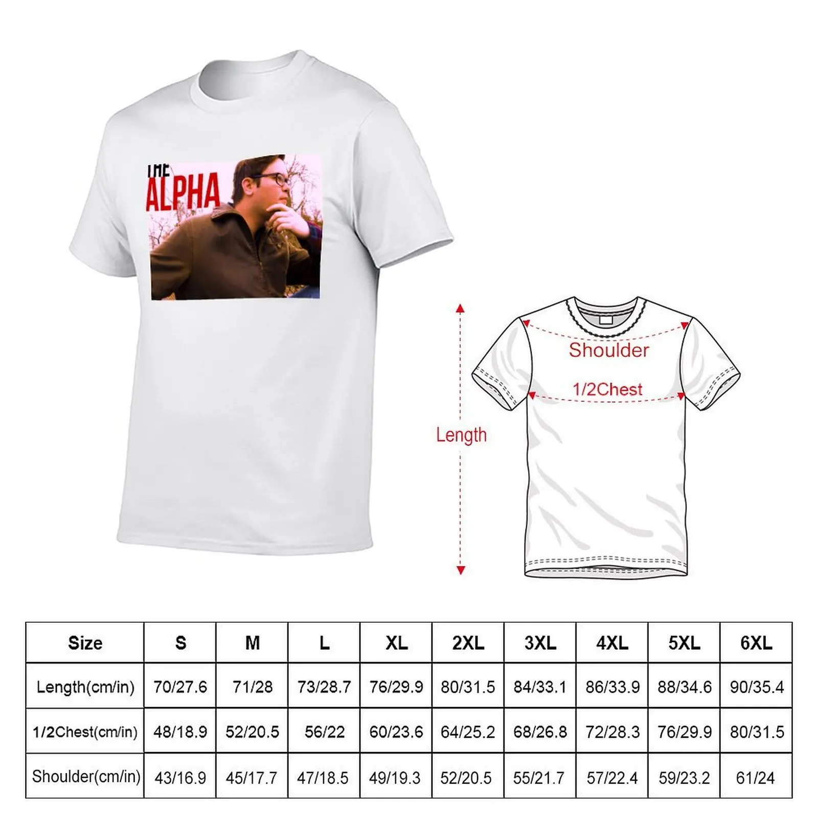 THE ALPHA T-Shirt cotton man t-shirts anime shirt shirts men graphic