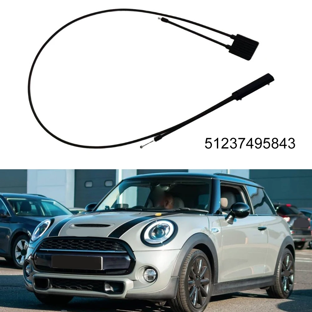 Car Front Hood Cable Hood Lock Cable 51237495843 For BMW X1 F49 X2 F39 For Mini Cooper F54 F56 F57 2014-2024