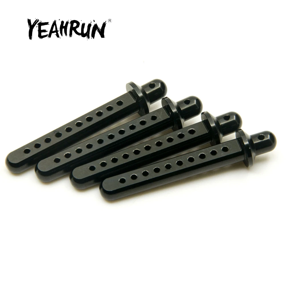 YEAHRUN Aluminum Alloy Car Body Shell Column Post Mount for Axial SCX10 1/10 RC Crawler Car Upgrade Parts Accessories