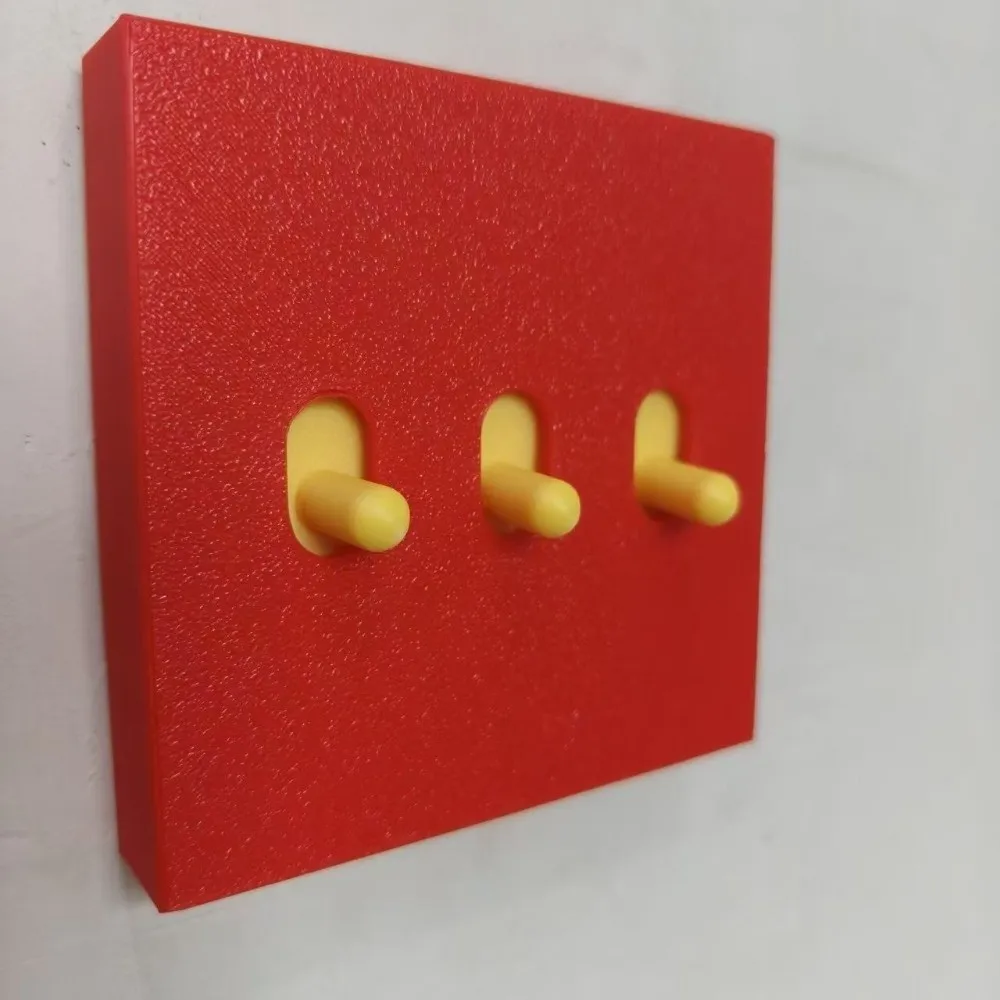 Creative Light Switch Guard Covers Self-Adhesive Removable Joystick Switch Stickers Decorative 3D Printed Switch Frame Cover