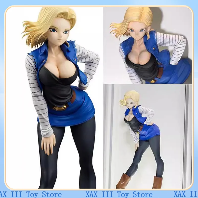 Anime Dragon Ball Z Figuren Lazuli Action Figure Gk Android 18, Figur Sexy Modell PVC Statue Spielzeug Puppe Ornament Sammlung Geschenk