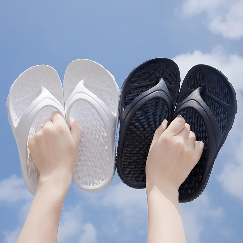 

Men's flip-flops slippers couple women's outdoor sports soft bottom thick bottom light drag