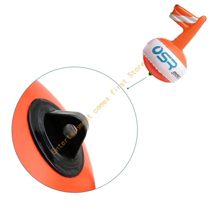 Bright Color Diving Snorkeling Buoy Marker Flag Light Weight For Boating Fishing 55KD