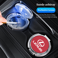 Car Ashtray LED Light Portable Ashes Ash Accessories For Lexus F SPORT ES RX NX LS UX LM LX GX LC RZ IS CT GS RC HS SC TX LBX IS