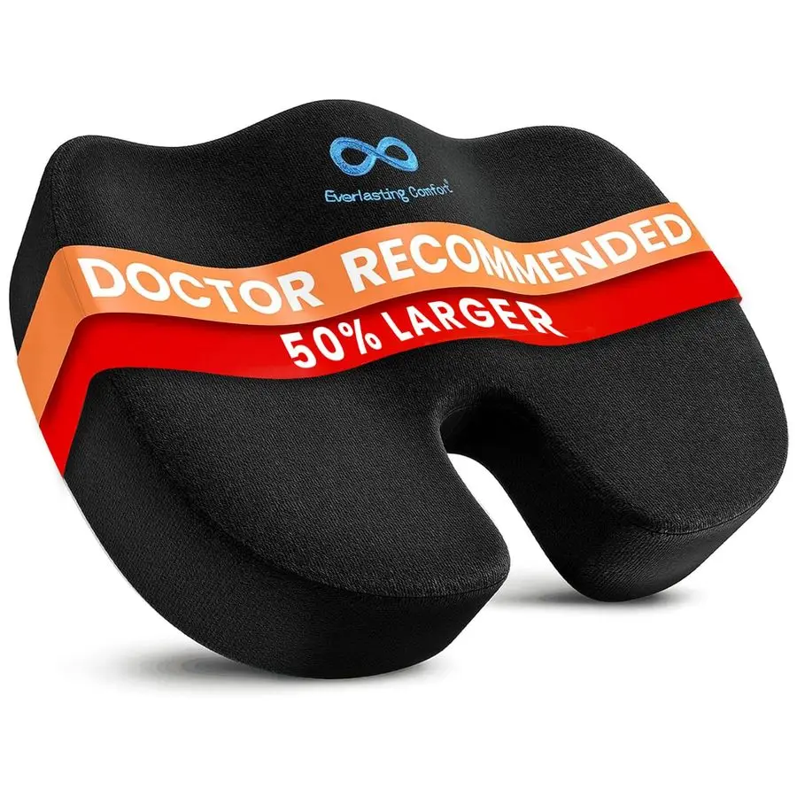 

Подушка для сиденья из пены с эффектом памяти, рекомендованная врачами, для офисных кресел и автомобилей, эргономичные аксессуары для офисного стола, подушки для копчика