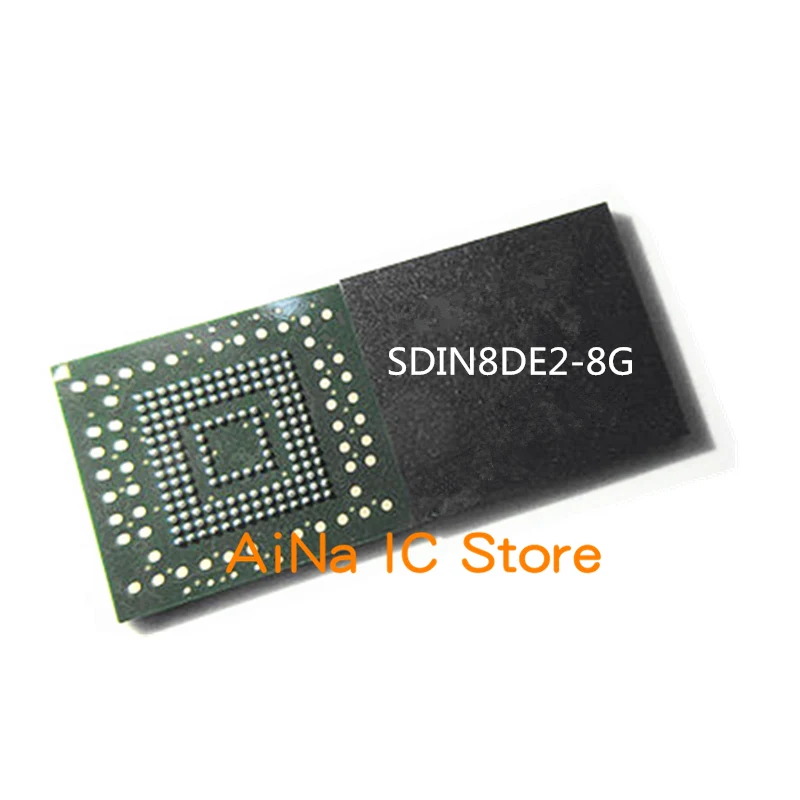 Lote de 2 unidades-10 unidades, SDIN8DE2-8G SDIN8DE2 BGA153, nuevo, original, EMMC 8g, chip plano para teléfono móvil