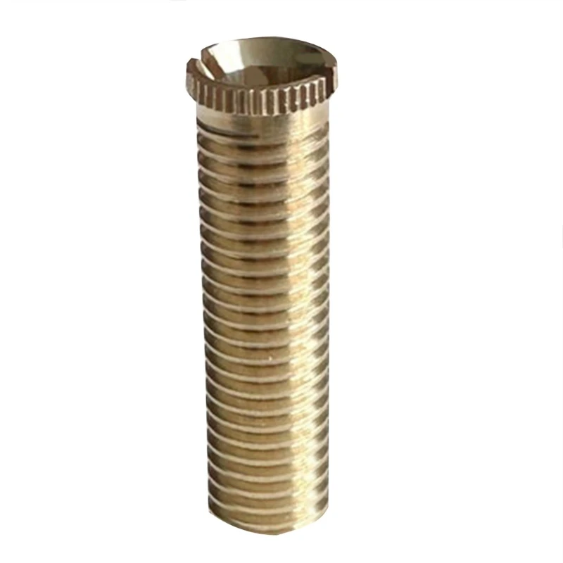 Colador cobre con cabezal para tornillos, pernos, colador cesta para fregadero cocina, Conector tornillo