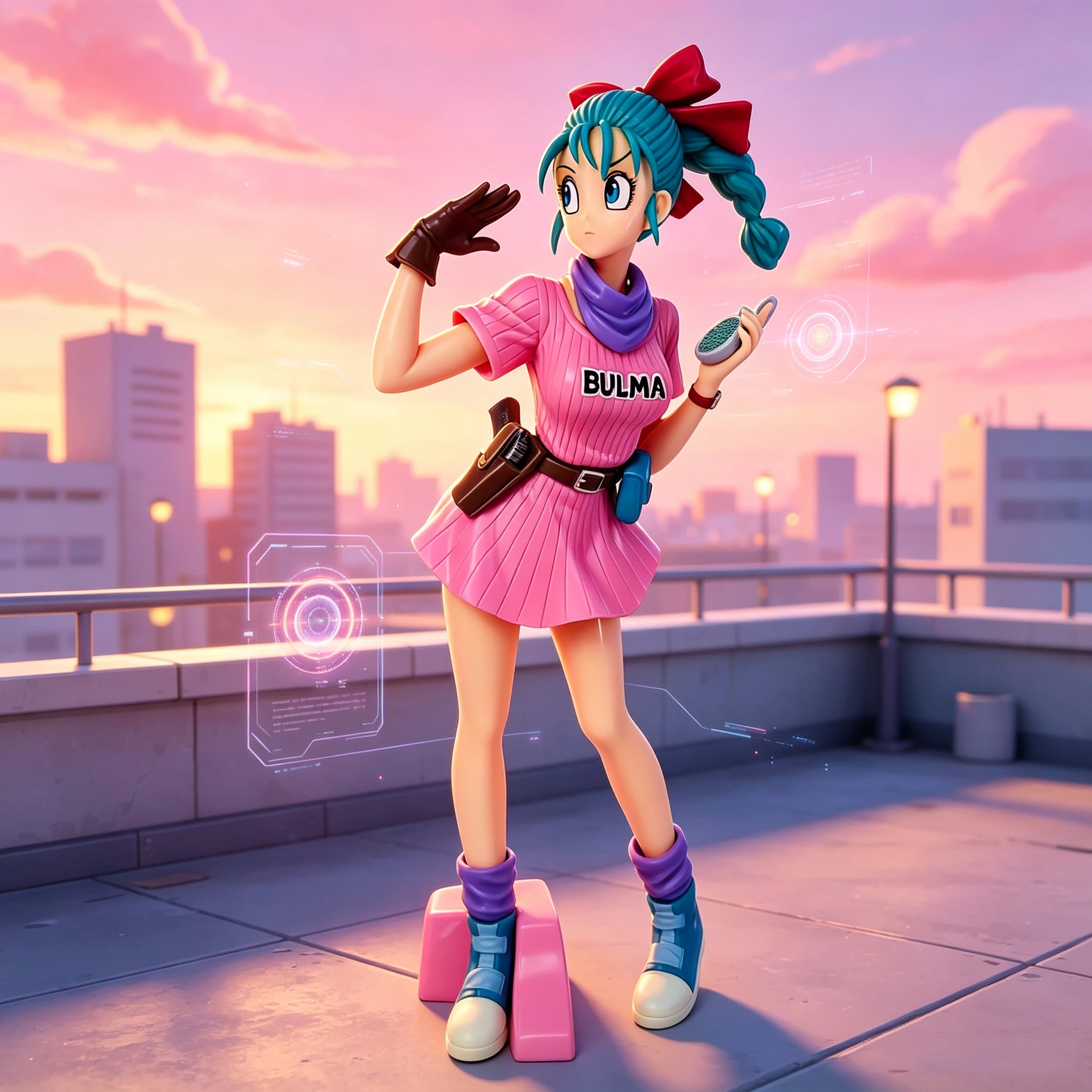 Anime Dragon Ball Z Bulma Anime-Figur PVC-Actionfigur Niedliche Statue Modell-Figur Sammlerpuppen Spielzeug Geschenke