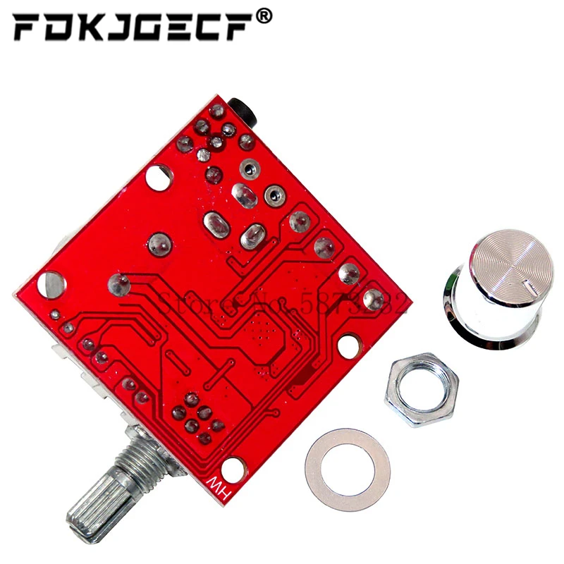 12V Mini Hi-Fi PAM8610 Audio Stereo Amplifier Board 2X10W Dual Channel D Class Lowest Price