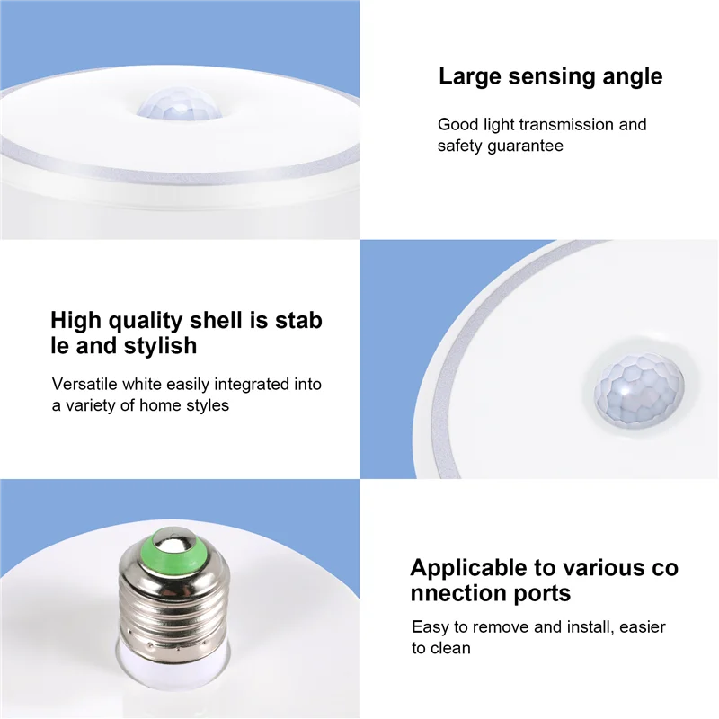 

Classy-15W Motion Sensor Light Bulb - Super Bright Motion Activated Led Bulb With Motion PIR Infrared Sensor