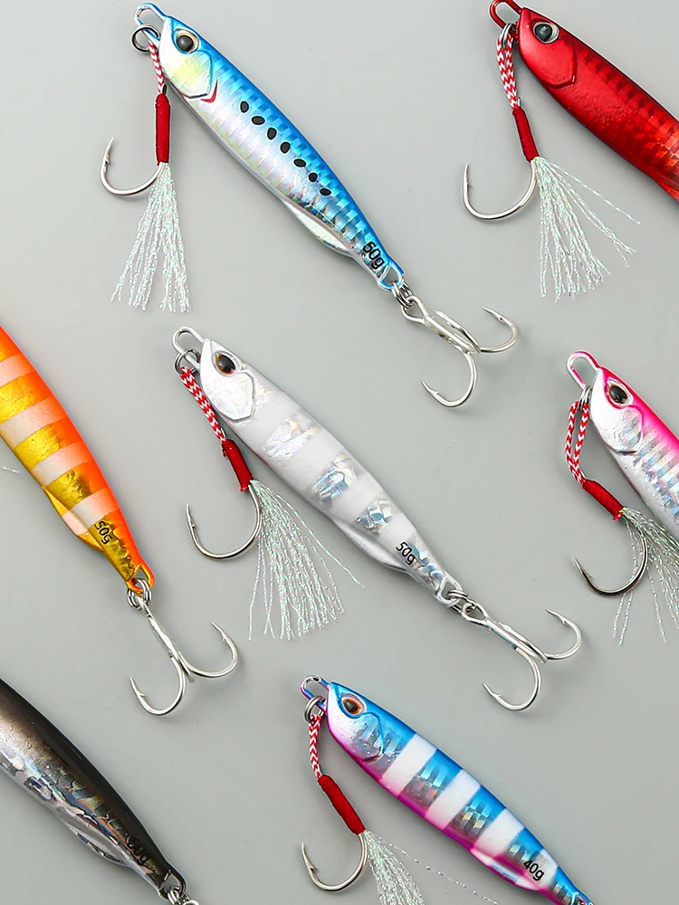 2021 Japen Metal Cast Jig Spoon 10/15/20/30/40/50g Shore Casting Jigging Fish Sea przynęta na połów okoni sztuczna przynęta Tackle — 2