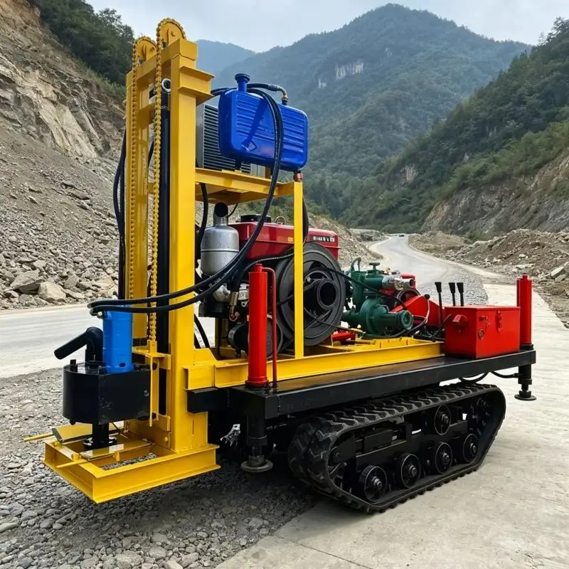 Customized Water Well Drilling Rig, Mini Well Drilling Rig, High-power Well Drilling Machine, Well Drilling & Boring Machine