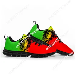 Reggae Rock Music Star Bob Marley Sports Shoes Mens Womens Teenager Kids Children Sneakers Custom High Quality Couple Shoes