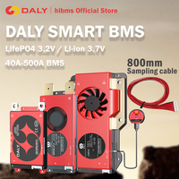 Daly Smart BMS 4S Lifepo4 12V 100A 3S 8S 24V 40A 60A 150A 16S 48V 200A 250A BMS Bluetooth Li-ion 3.7V 3.2V BMS Electric Bikes