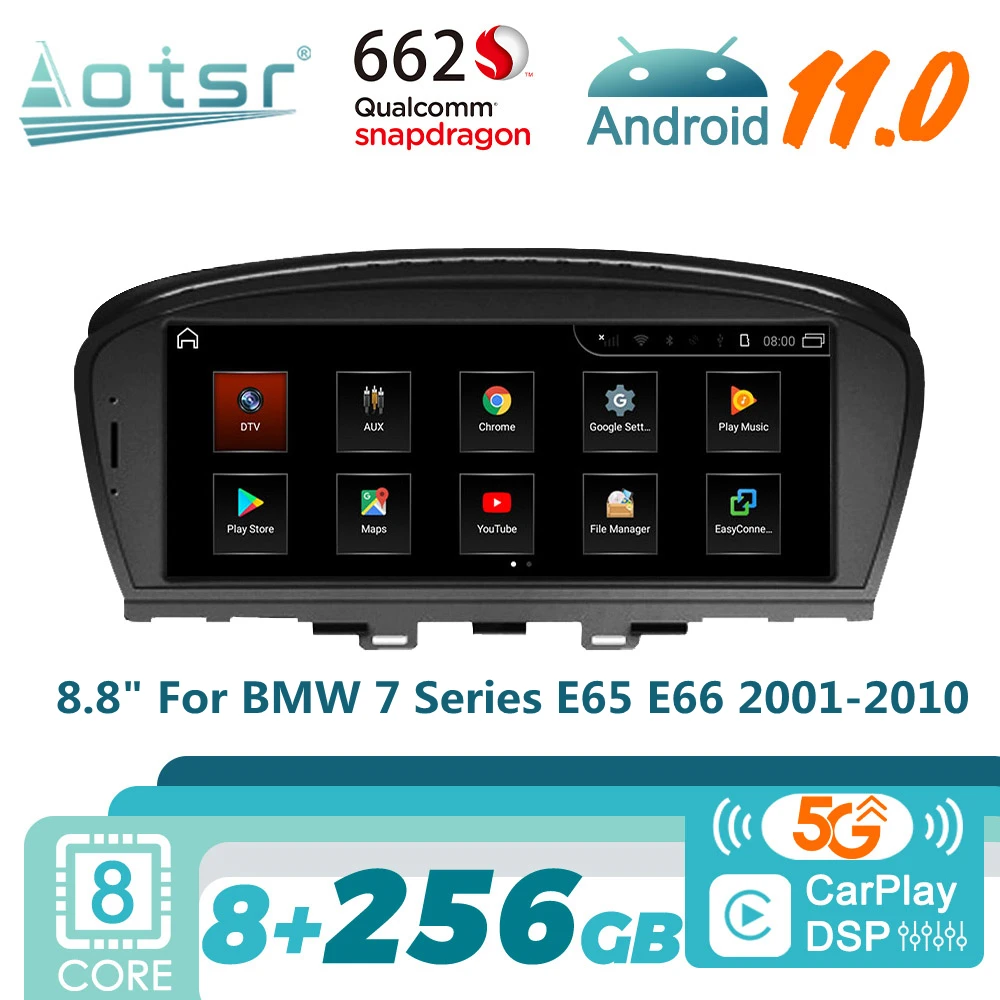 สำหรับ BMW 7 Series E65 E66 2001 - 2010 Android Car วิทยุ2Din Autoradio สเตอริโอ Receiver มัลติมีเดียเครื่องเล่น GPS นำทาง