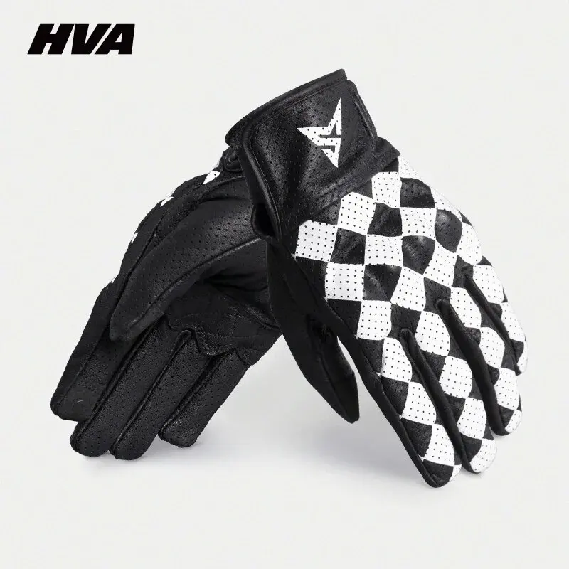 Motorcycle Gloves Summer Checkerboard Trend Touch Screen Motorcycle Tactical Gloves Waterproof Fitness Training Motocross