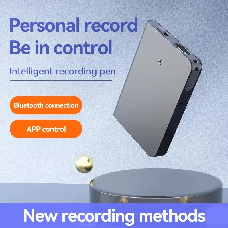 

8-128GB AI ChatGPT-4 Intelligent Voice Recorder Audio App Phone Call Record Transcribe Summarize Voice to text conversion Device