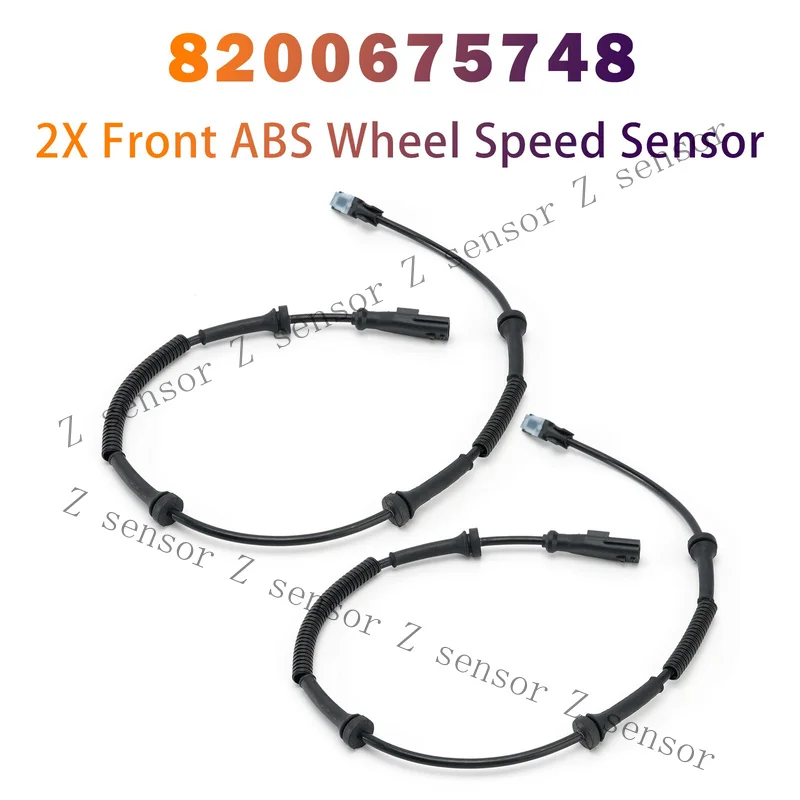 AAA+ 2X Front ABS Wheel Speed Sensor for Opel Vauxhall Vivaro A X83 8200675748 F8