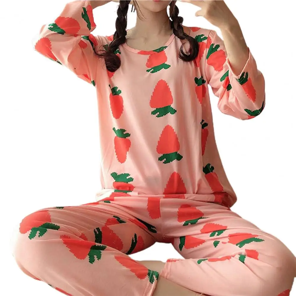 Women Satin Pajamas Set Long Sleeve Trousers Pajamas Lounge Sleepwear Solid Pajama Mujer Bedroom Home Clothes Female Pyjamas