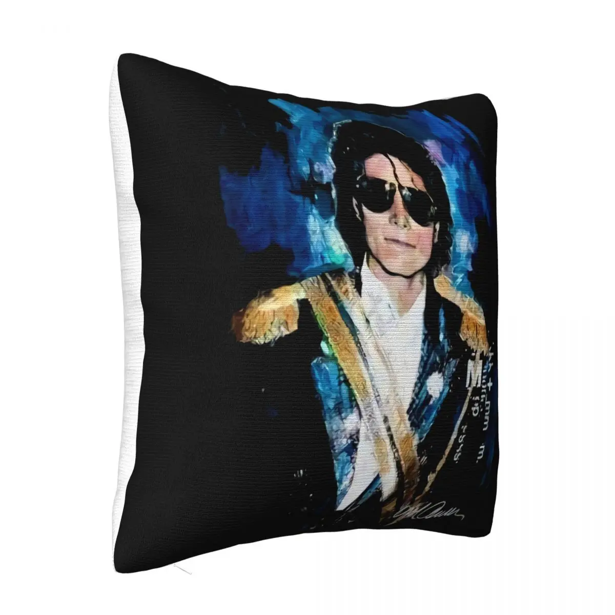 Portrait Of Michael Jackson 1984 Grammys Men's 2020 Fashion Tees Tops Streetwear Solid Color Short Pillow Case