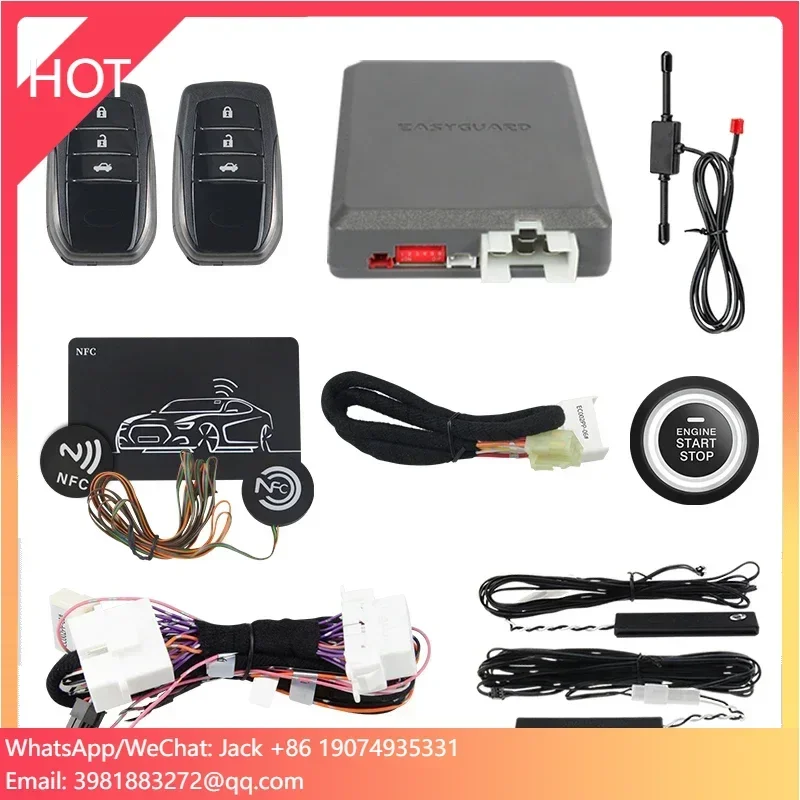 Easyguard CANBUS Push Button Start Kit For Fortuner 2016- 2020 Plug And Play Keyless Entry Remote Start