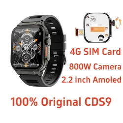 2024 NOWOŚĆ Android Smart Watch 4G S9 Ultra z kamerą 800W 448*528 Amoled GPS WIFI Google Play Store PK Hello watch 3+ Smartwatch