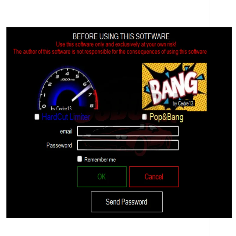 ECU-software PAKKET HardCut-begrenzer Diesel + benzinemotor UltraCuttr + Pop&Bang + HARDCUT VMAX + HotStartr + QLaunchr /6 IN 1